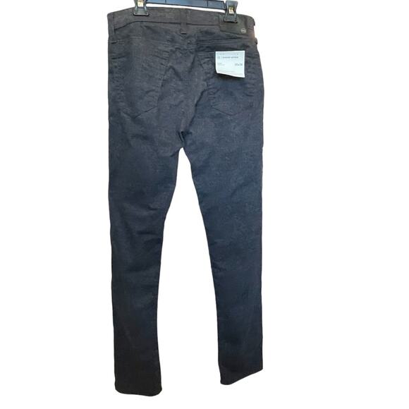 NEW ~ AG ADRIAN GOLDSCHMIED ~ Slim Fit Sueded Sateen Jeans 30X34 ~ Italian - Picture 4 of 7